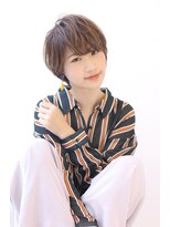 オーロ 千里山店(ORO)&nbsp;20代30代40代50代美髪ピンクブラウン切りっぱなしボブショート