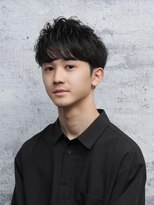 ロバーツ 国立(ROBERTS) メンズツーブロックナチュラルマッシュ×清潔感