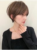 【レイヤーカットデザインカラーウェットヘア】大山