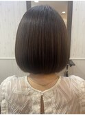 内巻きボブ【縮毛矯正、髪質改善、花園、太秦天神川、嵯峨嵐山】