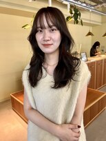 ロジェ(loje)&nbsp;20代30代40代　こなれミディ/レイヤーカット/オリーブカラー