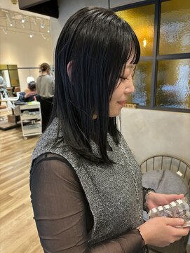 ヘアポケット スタイル店(HAIR POCKET) ぱっつんロブ