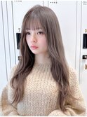 Say.黒髪ボブルフネビージュ小顔ワンレン韓国ロングアッシュ青山
