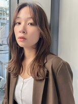 ビビディ バビディ ブー 河原町三条店(Bibbidi.bobbidi.boo)&nbsp;くびレイヤーカットミルクベージュくびれヘア