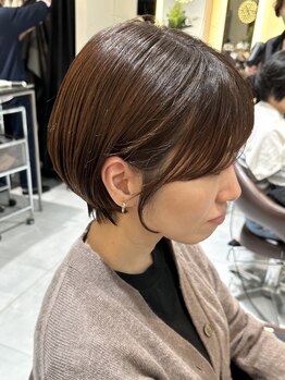 ラボー ノースプラザ店(LA'BO)の写真/いつものカットに＋αで小顔見せ◇前髪や横顔の髪が気になる方も繊細なカット技術であなたをより可愛く…