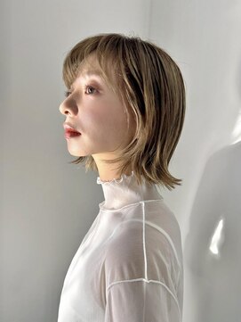 タヤ 府中店(TAYA) ハイトーン大人かわいい小顔ひし形外ハネミディアム