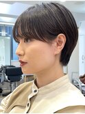 丸顔さんおすすめ！マッシュショート！