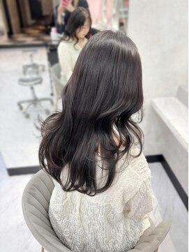 ジーナ 名駅(XENA.) 《chii》ダークグレージュ/グレージュ/透明感カラー/レイヤー