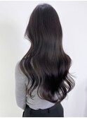 ロングくびれヘア美髪韓国ヘア顔周りレイヤー_ba544223