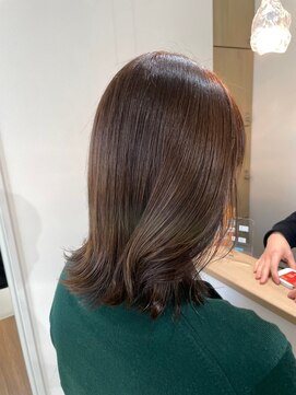 ビビバイベル(BiVi by BHEL) 桑名ロングレイヤーカットミルクティーベージュロングヘア韓国