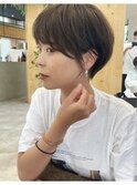 【３０代４０代５０代】イヤリングカラー/前髪バングショート