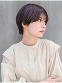 くびれショート・ボブ/丸顔/前髪あり/絶壁解消/20代/30代/長め