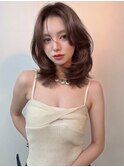 黒髪/クラゲヘアー/小顔/ココアベージュ/髪質改善/栄/栄駅b552