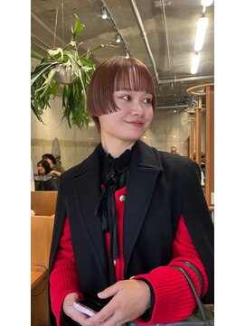 カフネ ジュントス ヨロ(Cafune' juntos YOLO) ブリーチなしダブルカラーベージュ/ショートボブ