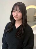 アッシュブラウン レイヤーカット 顔周りカット 髪質改善 美髪
