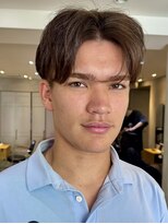 バレットプラス 銀座(VALETTE+)&nbsp;銀座ニュアンスパーマメンズパーマフェード外国人風