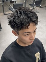 メンズサロン ガウディ 三宮店(men's salon Gaudi) 短髪ピンパーマ×スパイキーアクティブショート×メンズベリショ