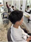 【MEN’S HAIR/サーフカール/刈り上げセンターパート/千葉】