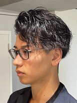 ブルニール 中崎町(BLEUNIR) ツイストスパイラル 無造作 かき上げ ツーブロック