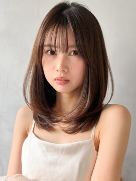 キリ 表参道(kyli) シースルーバング小顔カットくびれヘアくせ毛風カール前髪