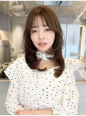 丸みショート/カーテンバング/顔周りカット/ダークブルー☆436