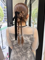 ジゼル ビエラ博多テラス店(GiseL)&nbsp;リボンカチモリ【RISA ヘアアレンジ　博多】