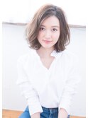 シャンドゥール栄　大人かわいいマッシュミディアムボブby二股