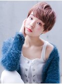 《MANON》マニッシュショート×ボルドー