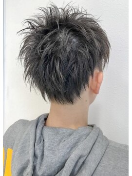 クアトログランシュ 水戸店(QUATRO×GranCieux) 黒髮スパイキービジカジショート★QUATRO★