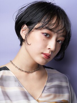 ピークアブー アヴェダ 池袋東武(PEEK-A-BOO AVEDA) 王道耳かけショートボブ/小顔バング