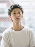 【ACA】メンズオールバック無造作ショートグランジネオウルフ