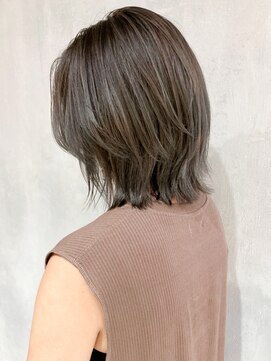 アルバム 新宿(ALBUM SHINJUKU) くびれレイヤーブルージュ_セシルカットココアブラウン_ba301233