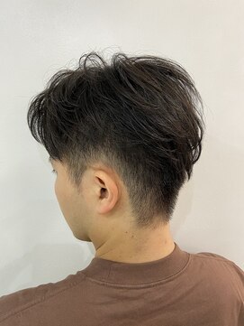 デイジー インデックスヘア 大島店(DAISY index hair) ”DAISY大島店” アップバング刈り上げショート【ツーブロック】