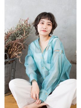 トティア 福島(Totia) 【Totia福島】オン眉ショート×スローカラー