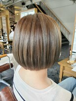 セットアップ 倉敷中庄店(SET-UP)&nbsp;愛され 可愛い 透明感up アッシュグレー×ボブ