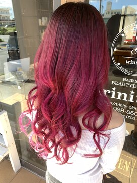 トリニティ(trinity) ダブルカラーピンク・ピンクベージュ・ピンクアッシュ【豊見城】