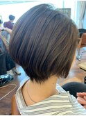●大人かわいい小顔ひし形ショートボブ20代30代40代