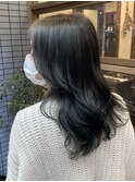 韓国アイドル風ヘアカラー