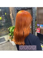 ヘアーアートパーリオ 駅南店(hair art PALIO) 派手髪カラー”ORANGE