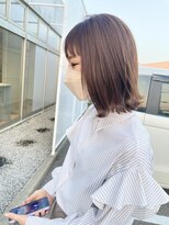 ビーヒアナウ 金沢県庁店(BE HERE NOW)&nbsp;【オレンジベージュ×ミディアム】