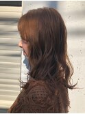 表参道roijirオレンジベージュ×コスメパーマ