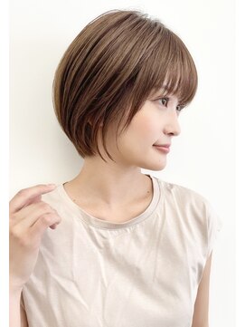 ミチオ ノザワ ヘアサロン ギンザ(Michio Nozawa HAIR SALON Ginza) 似合わせカット×丸みショートボブ【瀧上丈司】