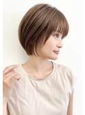 似合わせカット×丸みショートボブ【瀧上丈司】