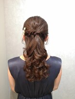ウィスプ 赤羽店(wisp)&nbsp;結婚式ヘアアレンジ☆ハーフアップ