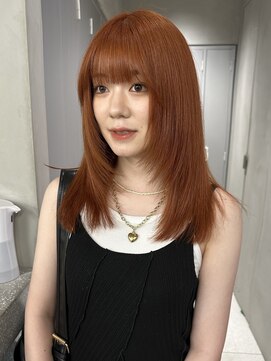 サイン 表参道(SIGN) オレンジベージュ　フェイスレイヤー