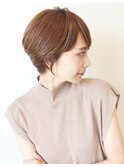 【 I. 】30代からの襟足すっきり前下がりショートボブ 川口