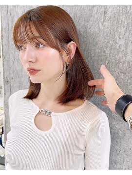 シーシンジュク 新宿南口(Sea shinjuku) 韓国風前髪×レイヤーカット【髪質改善/新宿/レイヤーカット】