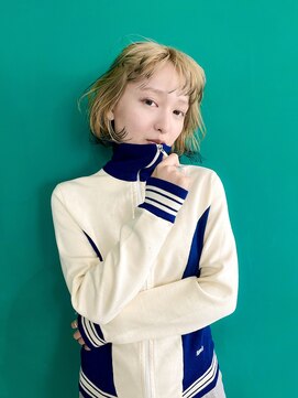 ヌウ(nuu) (Kiriyama)エンドカラーボブスタイル