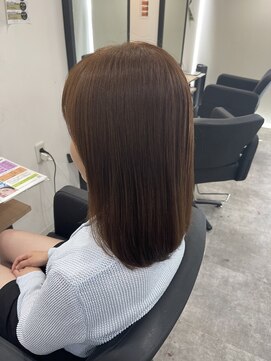 ラフ 難波店(LAFF) #黒髪#ボブルフ#ネビージュ#小顔#ワンレン