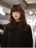 【ロングパーマ/中里千尋】ウルフパーマ/パーマ/ロングパーマ